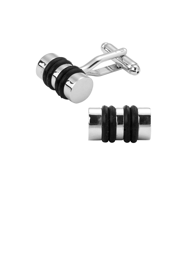 Fashion Simple Rope Geometric Cylindrical Cufflinks