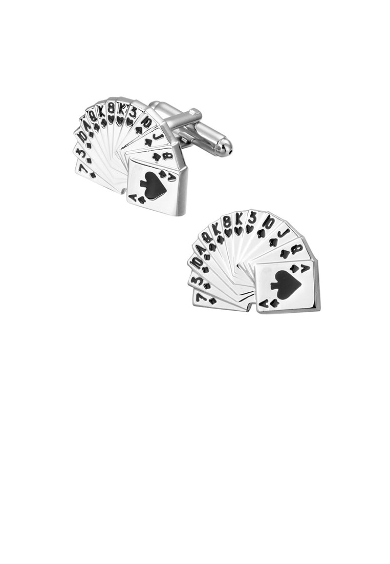 Fashion and Creative Playing Card Cufflinks