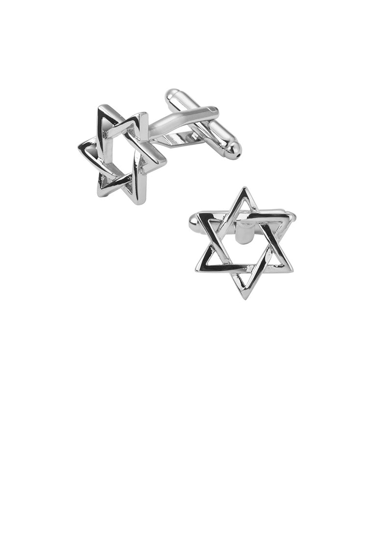 Fashion and Simple Hollow Star Cufflinks