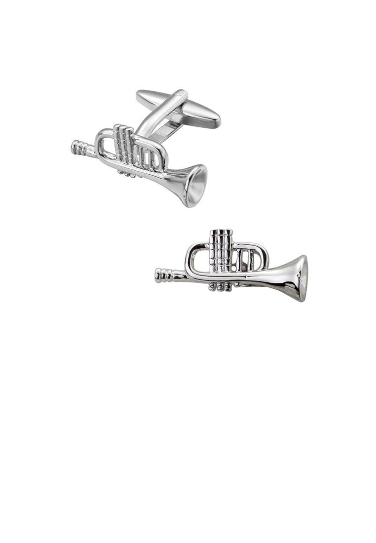 Fashion and Simple Silver Bell Cufflinks
