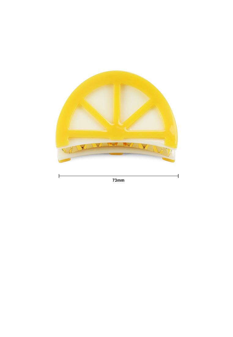 Cute And Sweet Lemon Hair Claw - Elegant Hairpiece