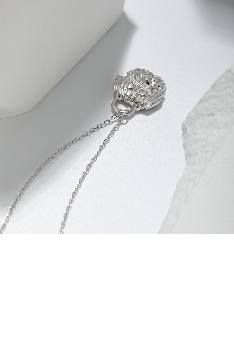 925 Sterling Silver Fashion Simple Puppy Pendant with Necklace