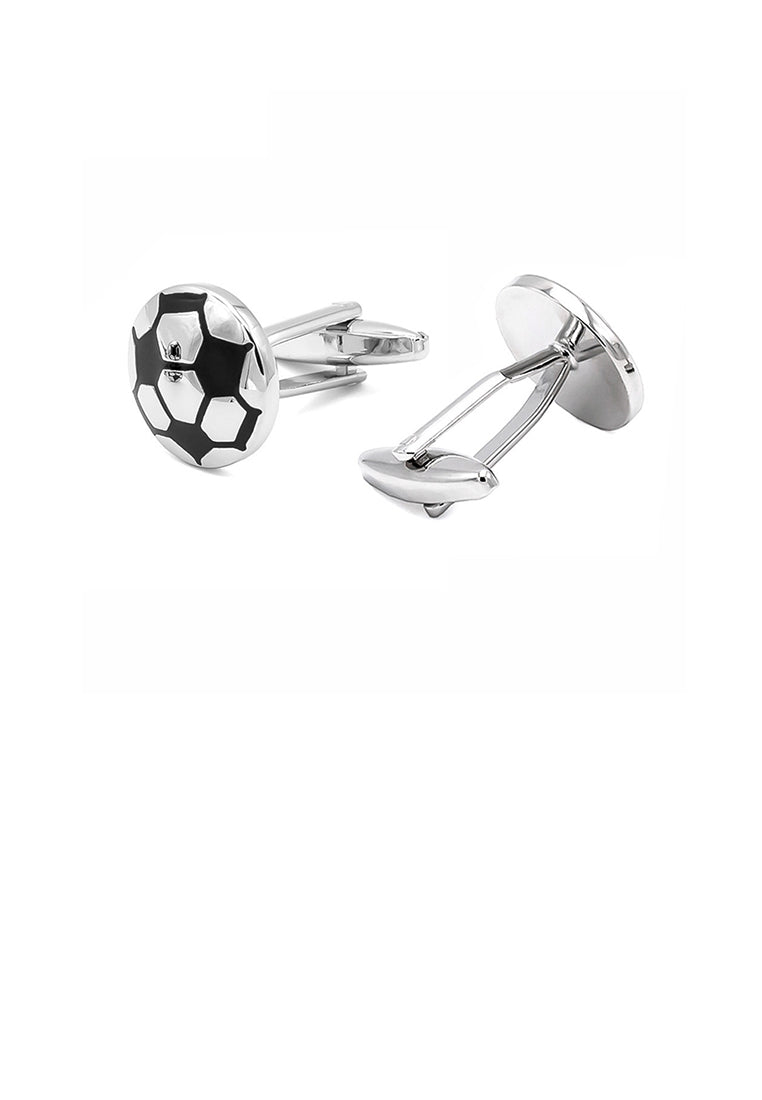 Fashion Simple Round Football Cufflinks