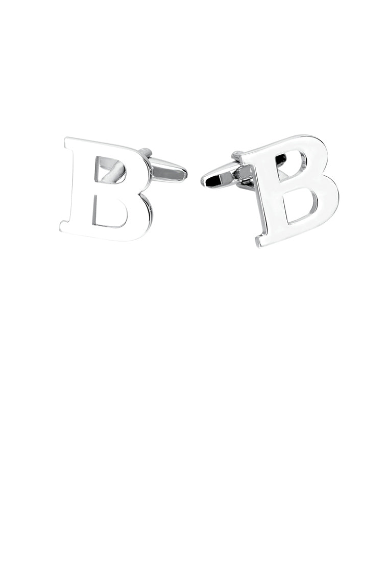 Simple Personality English Alphabet B Cufflinks
