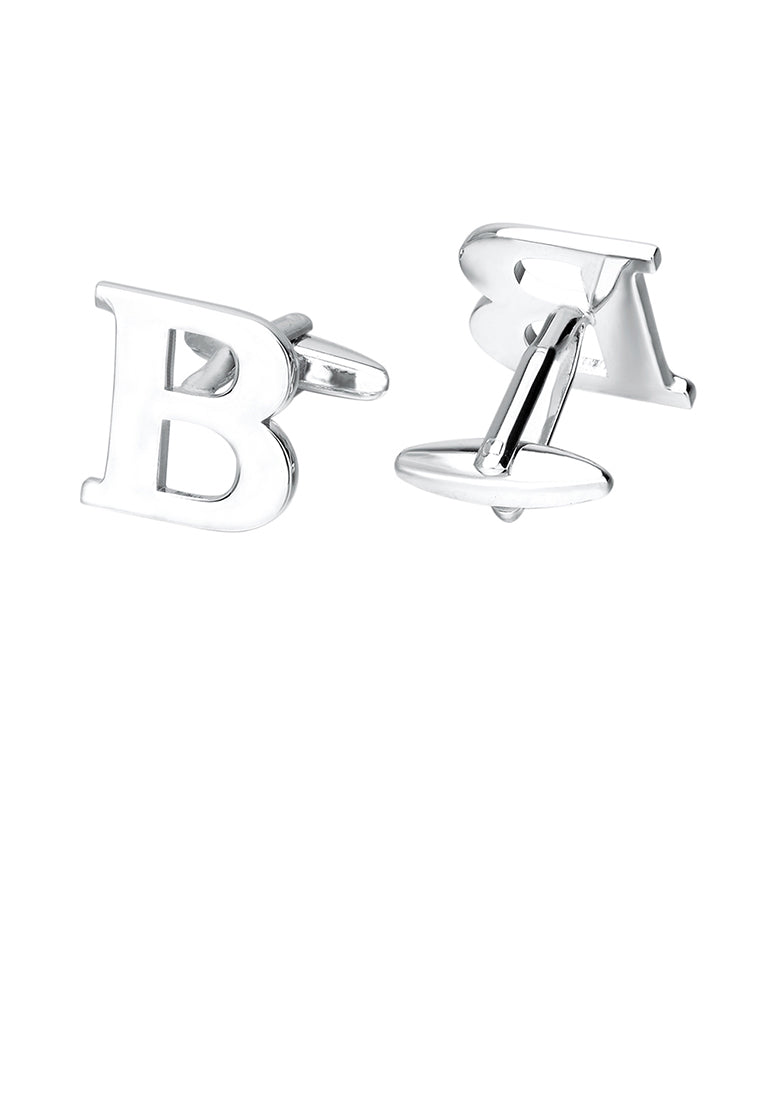 Simple Personality English Alphabet B Cufflinks