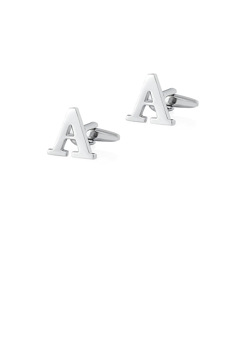 Fashion Simple English Alphabet A Cufflinks