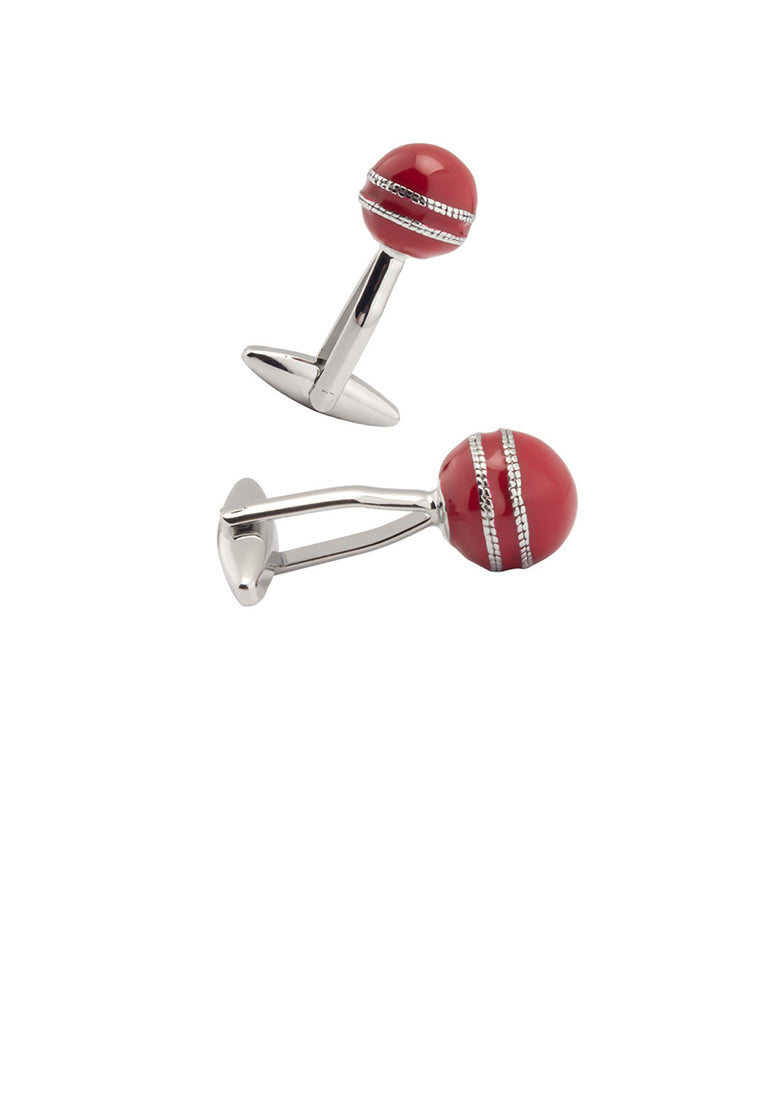 Simple and Fashion Red Ball Cufflinks - Vibrant Color
