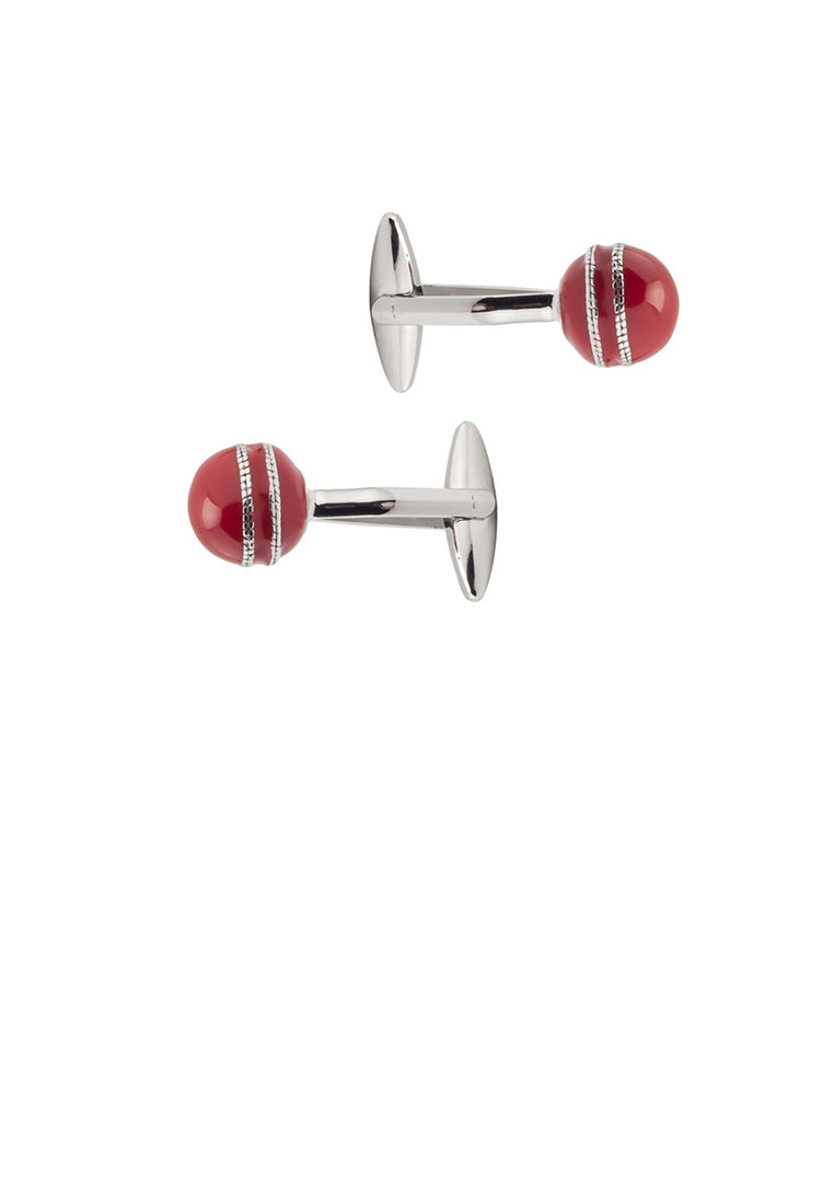 Simple and Fashion Red Ball Cufflinks - Vibrant Color
