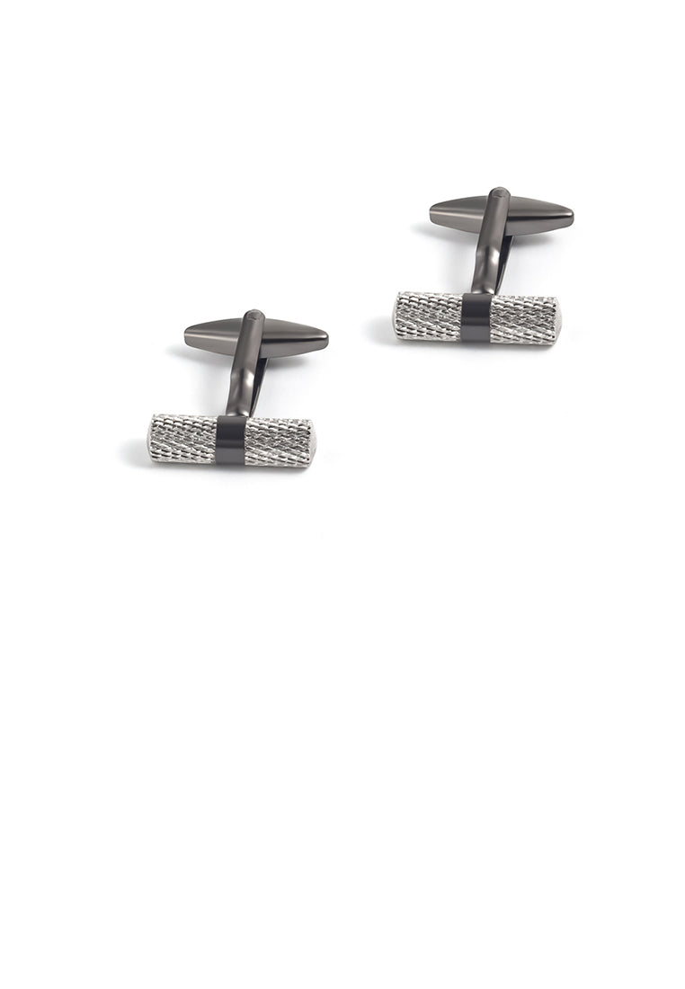 Fashion Simple Geometric Cylindrical Cufflinks
