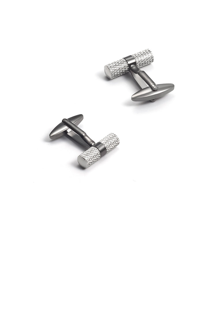 Fashion Simple Geometric Cylindrical Cufflinks
