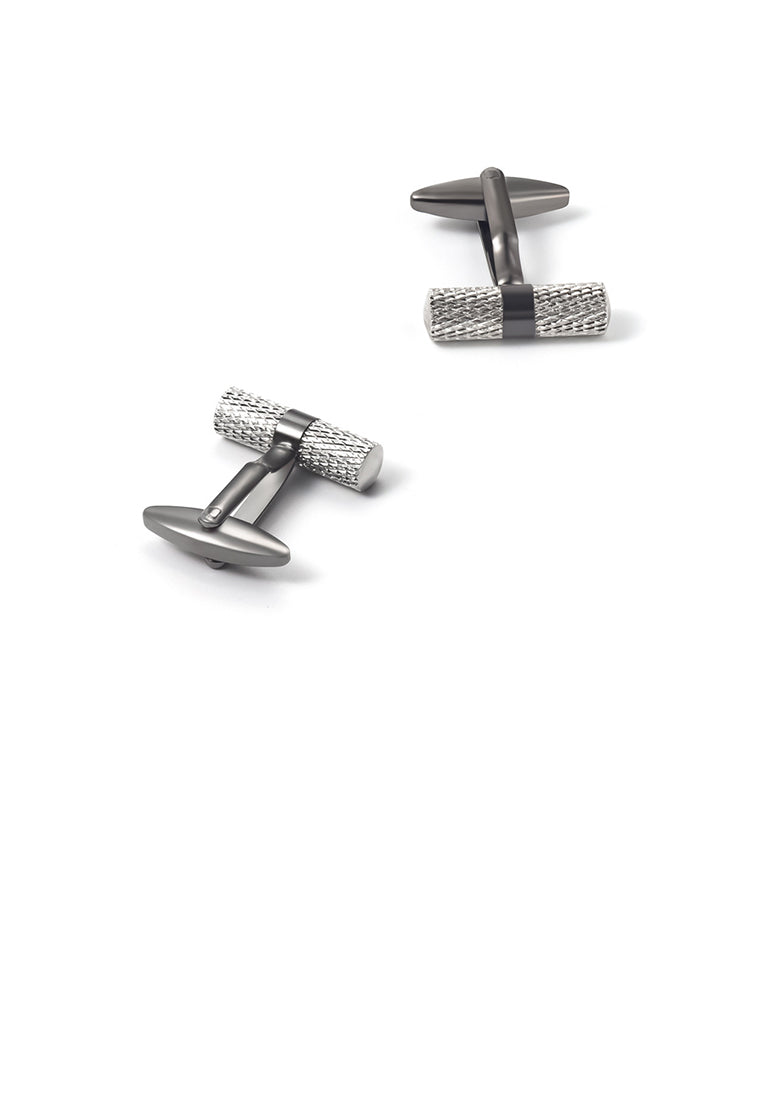 Fashion Simple Geometric Cylindrical Cufflinks