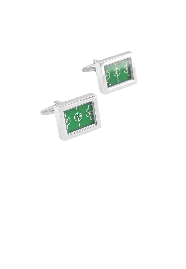 Fashion Creative Football Field Cufflinks