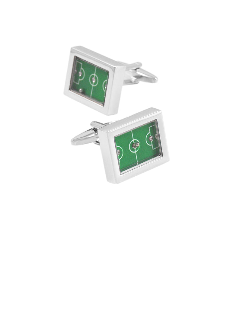 Fashion Creative Football Field Cufflinks