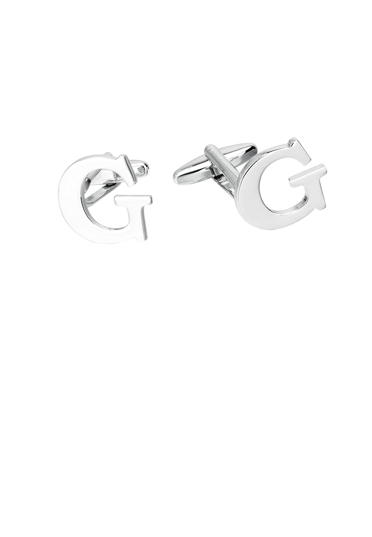 Simple Personality English Alphabet G Cufflinks