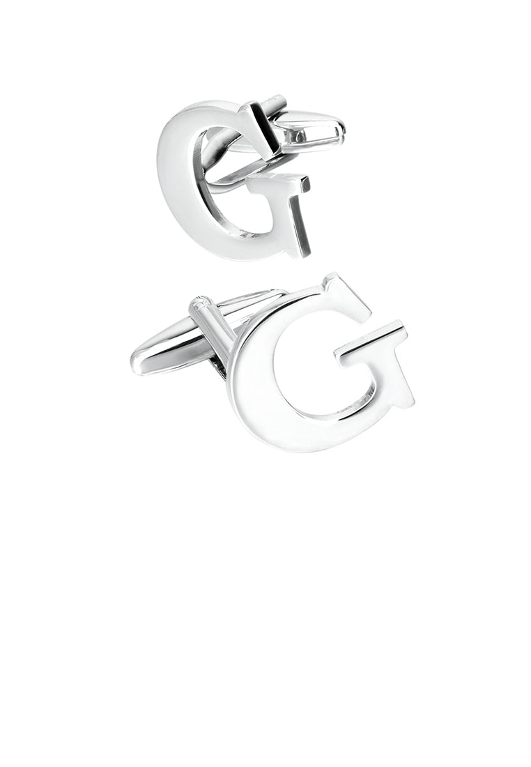 Simple Personality English Alphabet G Cufflinks