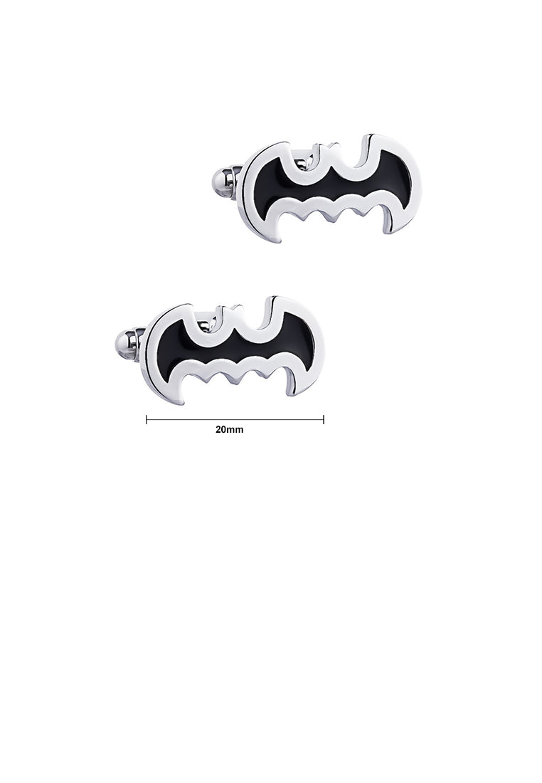 Fashion Personality Black Bat Cufflinks