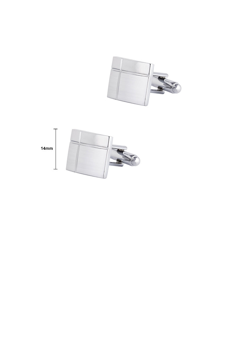 Fashion Simple Geometric Square Cufflinks