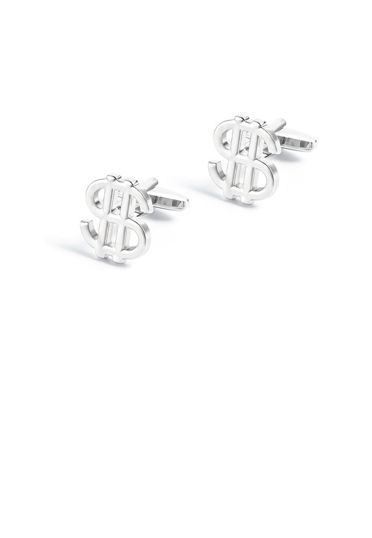 Simple Personality Dollar Sign Cufflinks