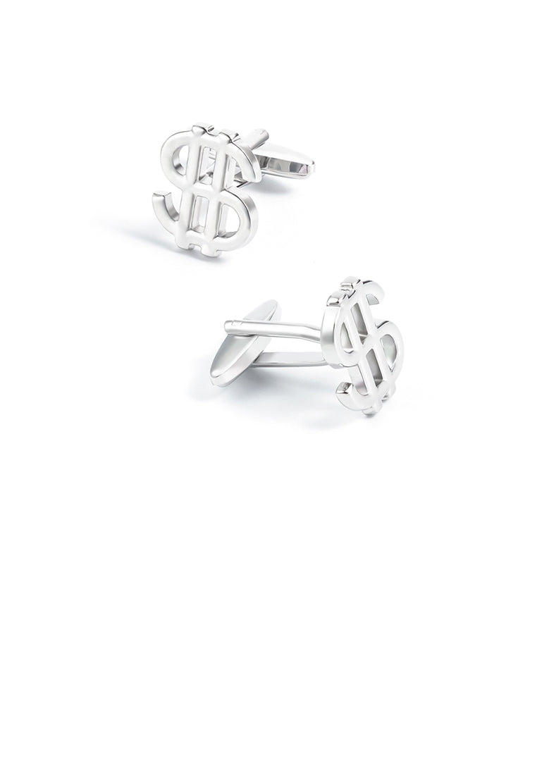Simple Personality Dollar Sign Cufflinks