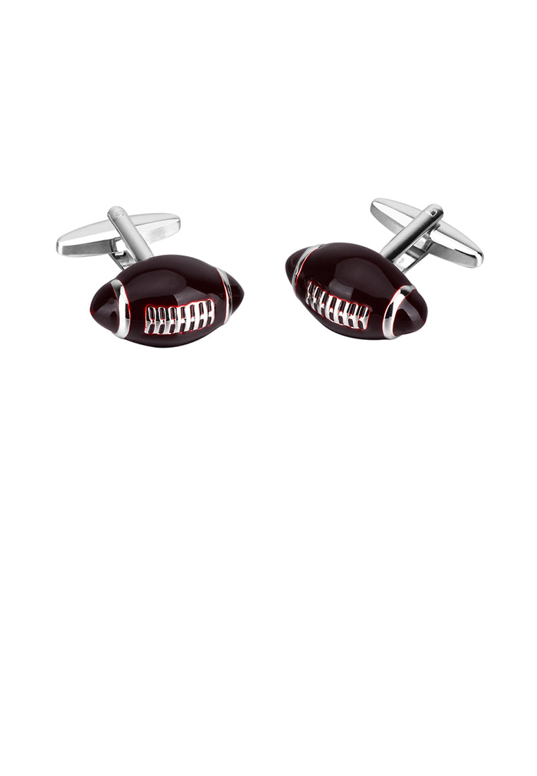 Fashionable and Simple Personality Football Cufflinks