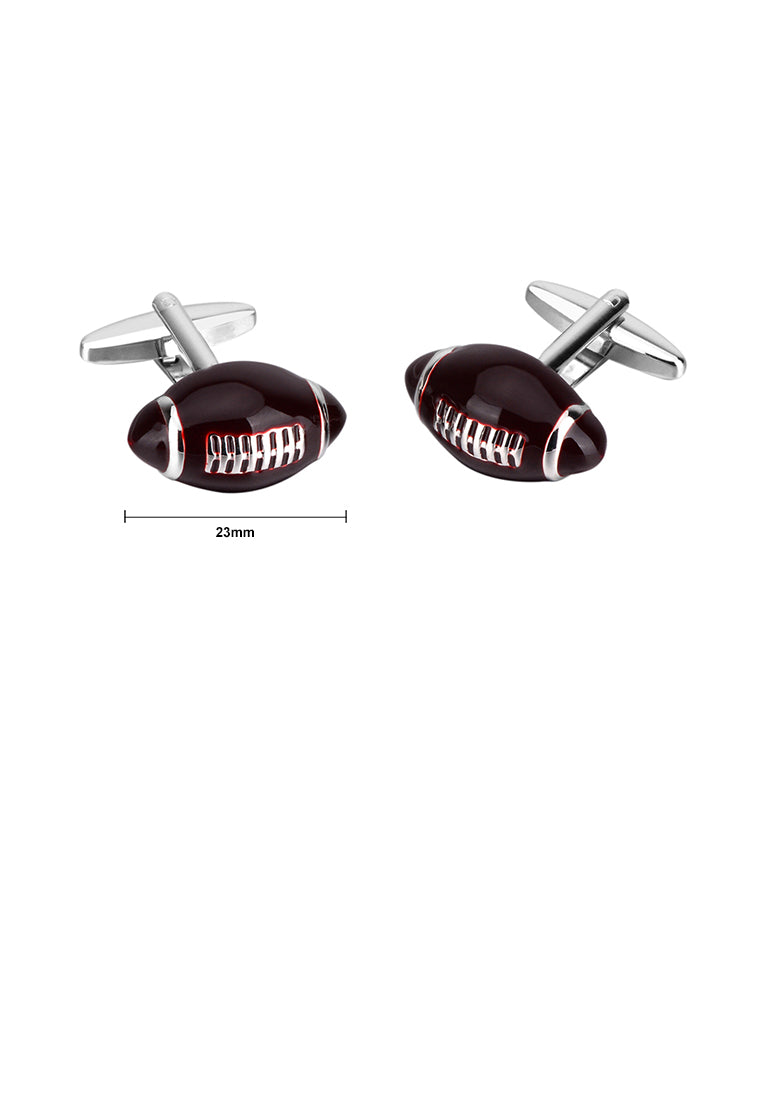 Fashionable and Simple Personality Football Cufflinks