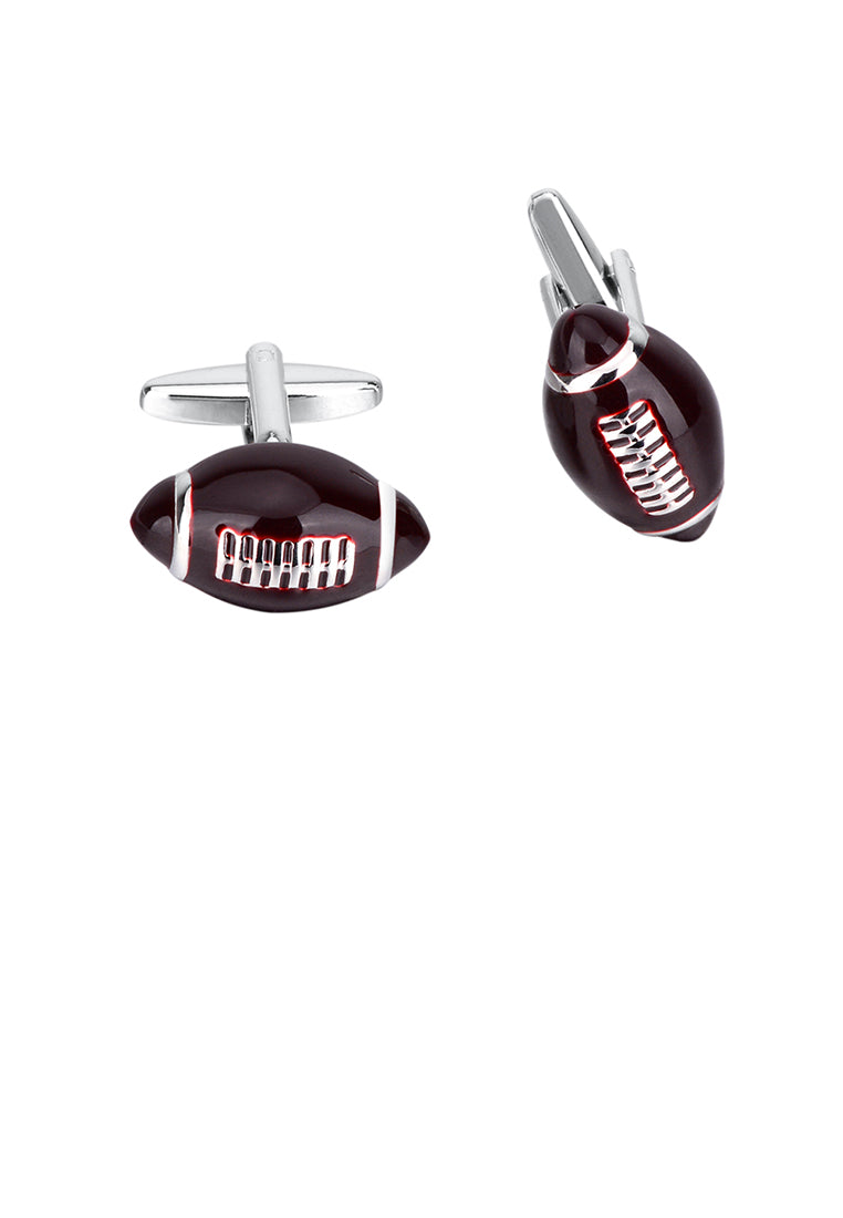 Fashionable and Simple Personality Football Cufflinks