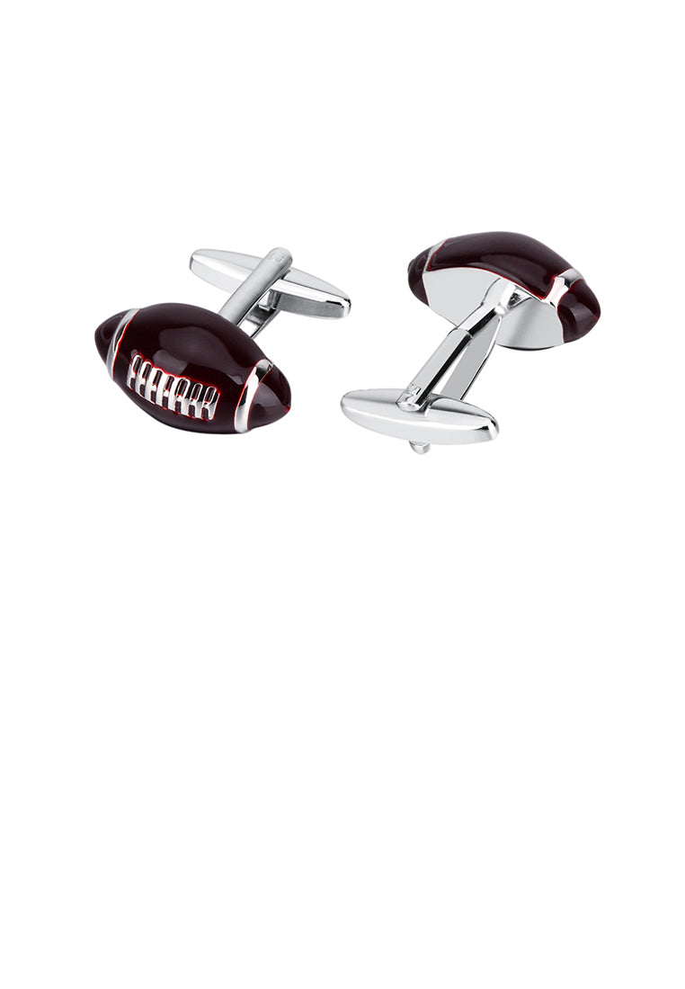 Fashionable and Simple Personality Football Cufflinks