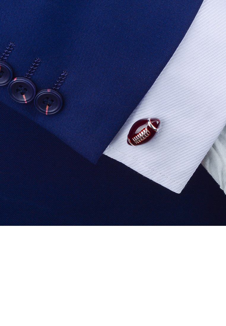 Fashionable and Simple Personality Football Cufflinks