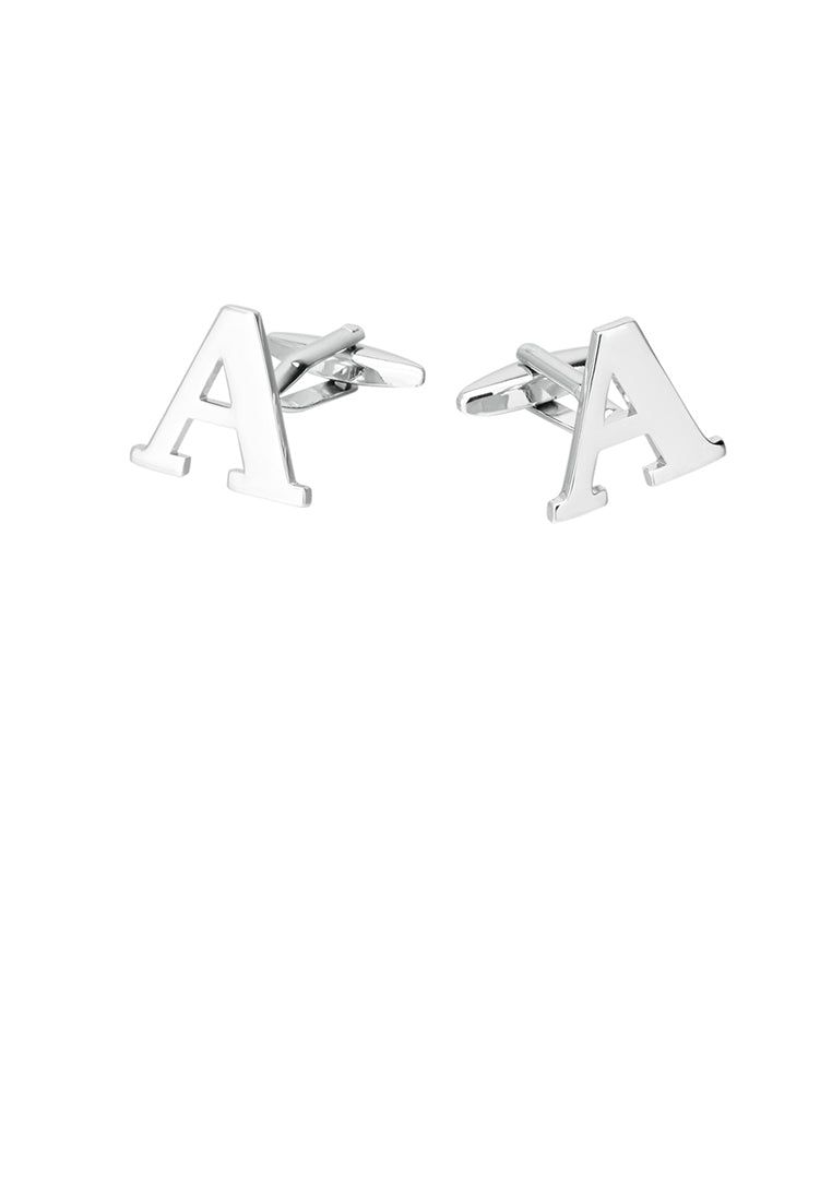 Simple Personality English Alphabet A Cufflinks