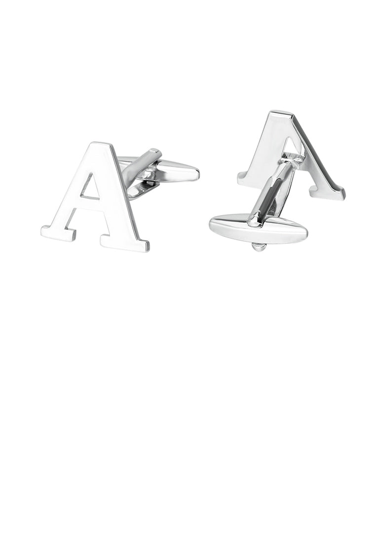 Simple Personality English Alphabet A Cufflinks