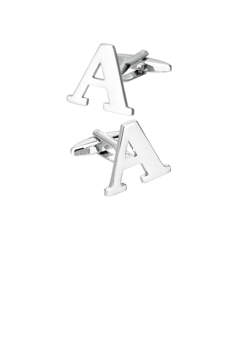 Simple Personality English Alphabet A Cufflinks