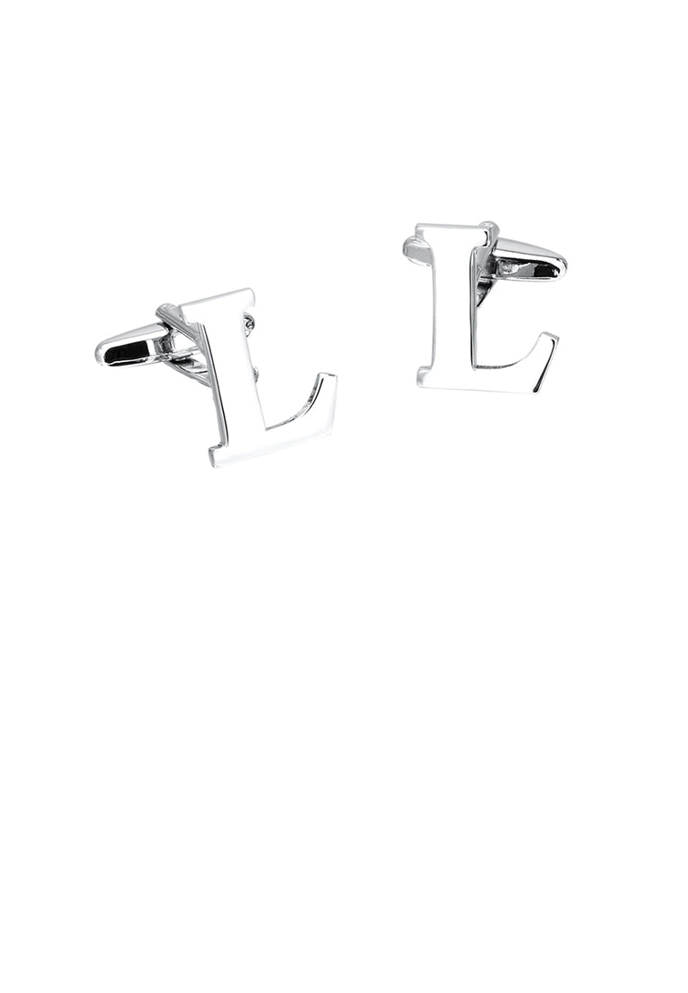 Simple Personality English Alphabet L Cufflinks
