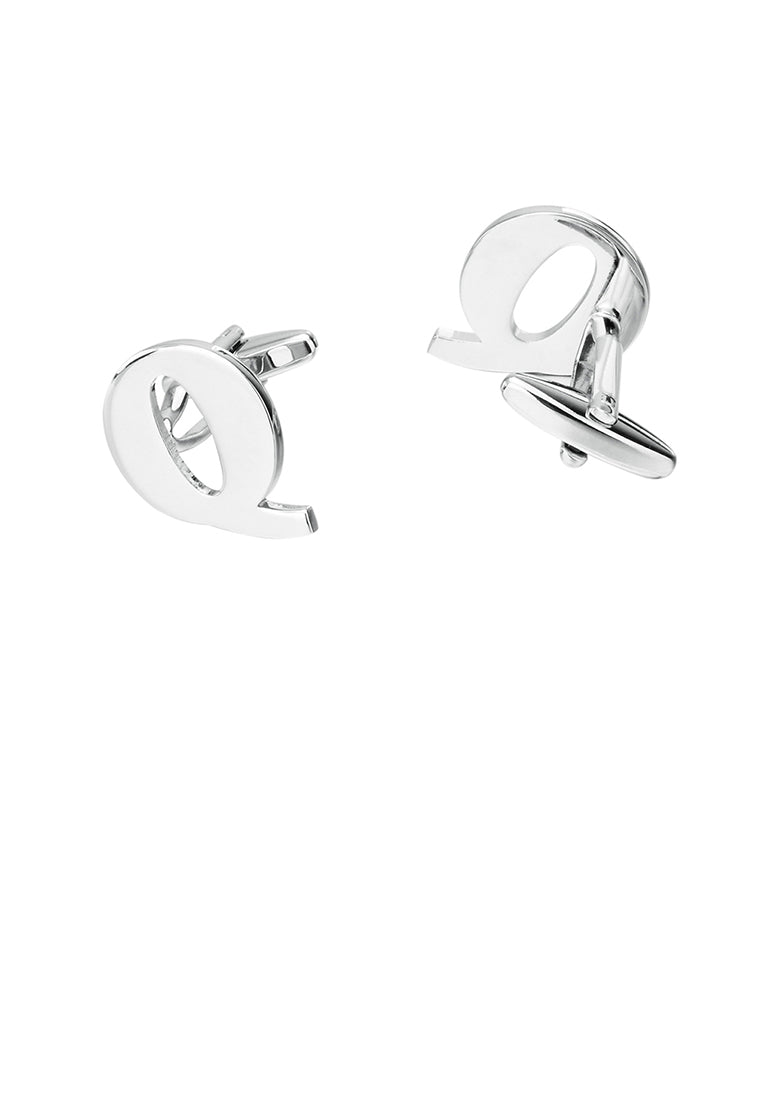 Simple Personality English Alphabet Q Cufflinks