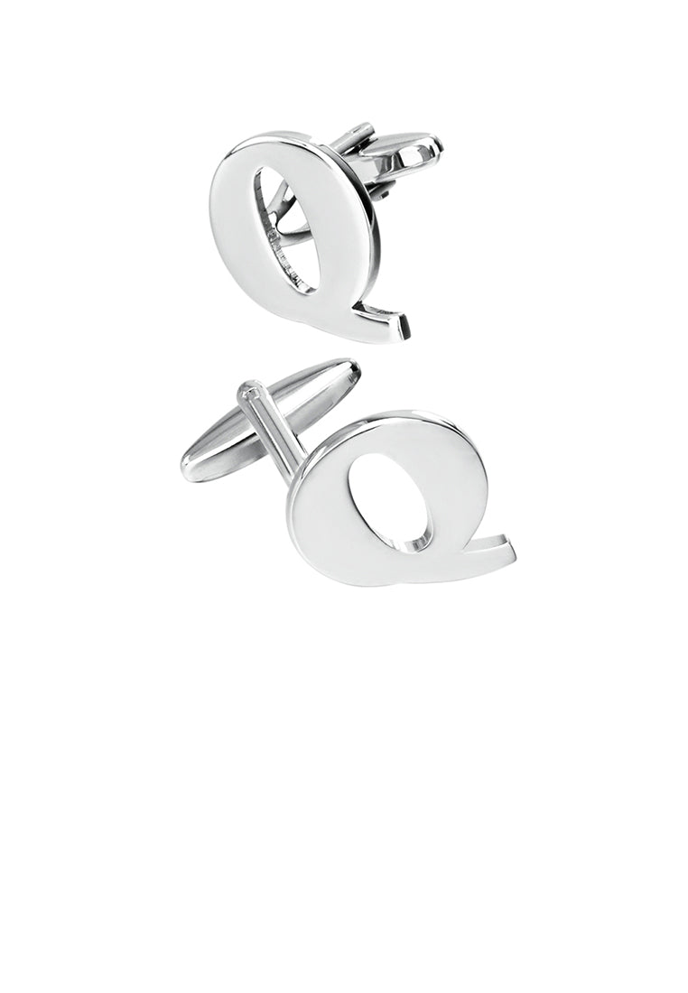 Simple Personality English Alphabet Q Cufflinks
