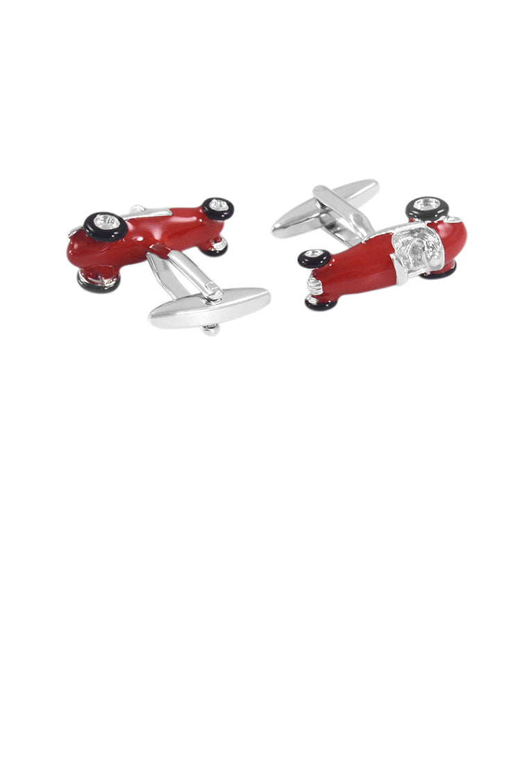 Fashion Personality Red Sports Car Cufflinks - Vibrant Color