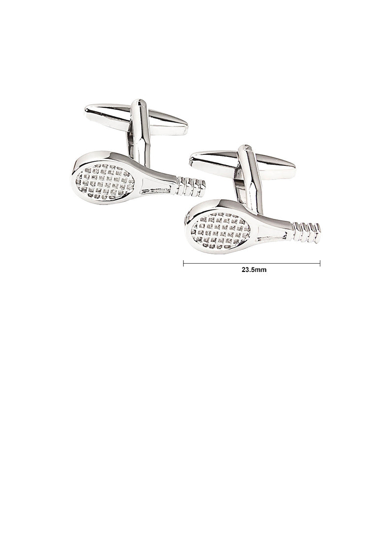 Simple Fashion Tennis Racket Cufflinks