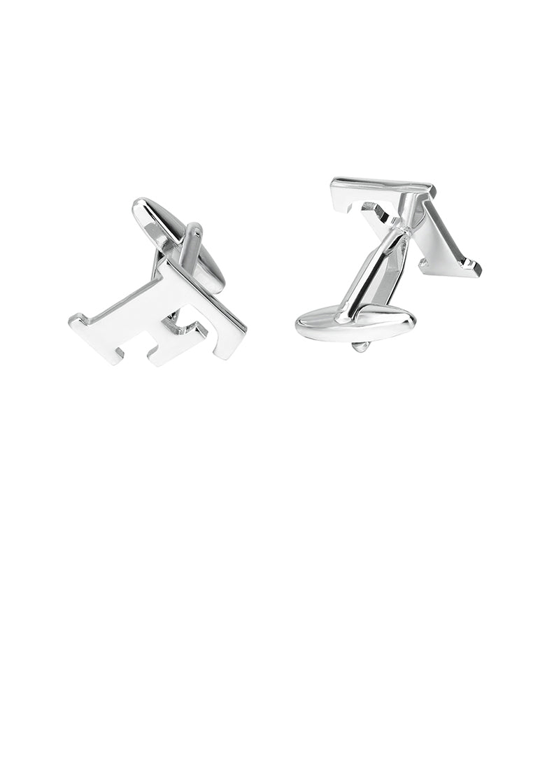Simple Personality English Alphabet F Cufflinks