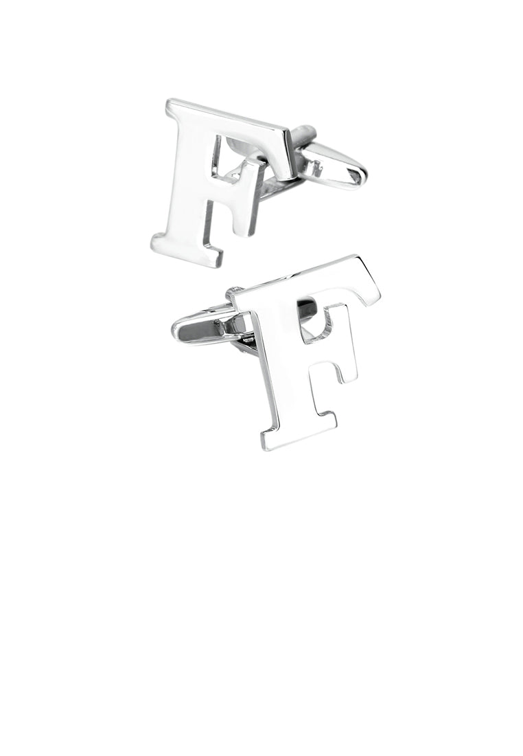Simple Personality English Alphabet F Cufflinks
