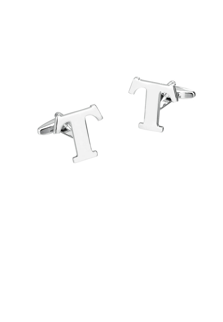 Simple Personality English Alphabet T Cufflinks