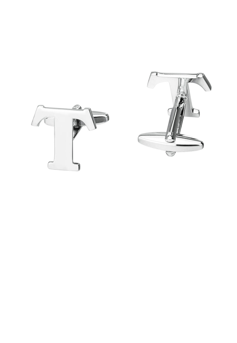 Simple Personality English Alphabet T Cufflinks