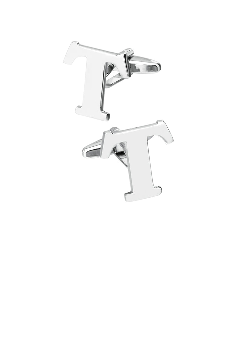 Simple Personality English Alphabet T Cufflinks