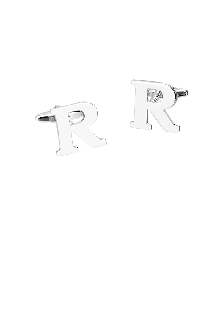 Simple Personality English Alphabet R Cufflinks