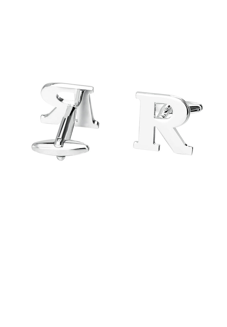 Simple Personality English Alphabet R Cufflinks