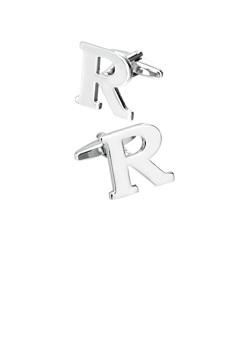 Simple Personality English Alphabet R Cufflinks
