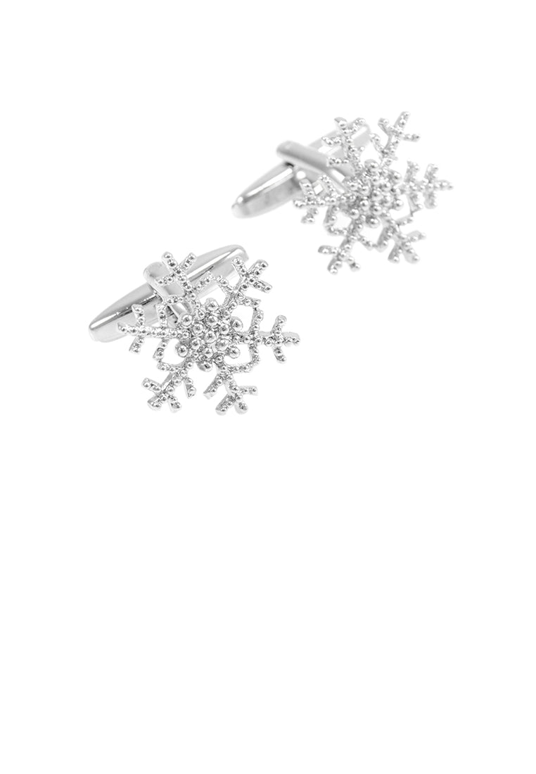 Simple Romantic Snowflake Cufflinks