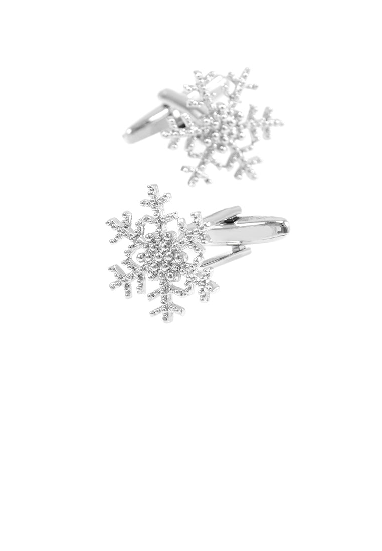 Simple Romantic Snowflake Cufflinks