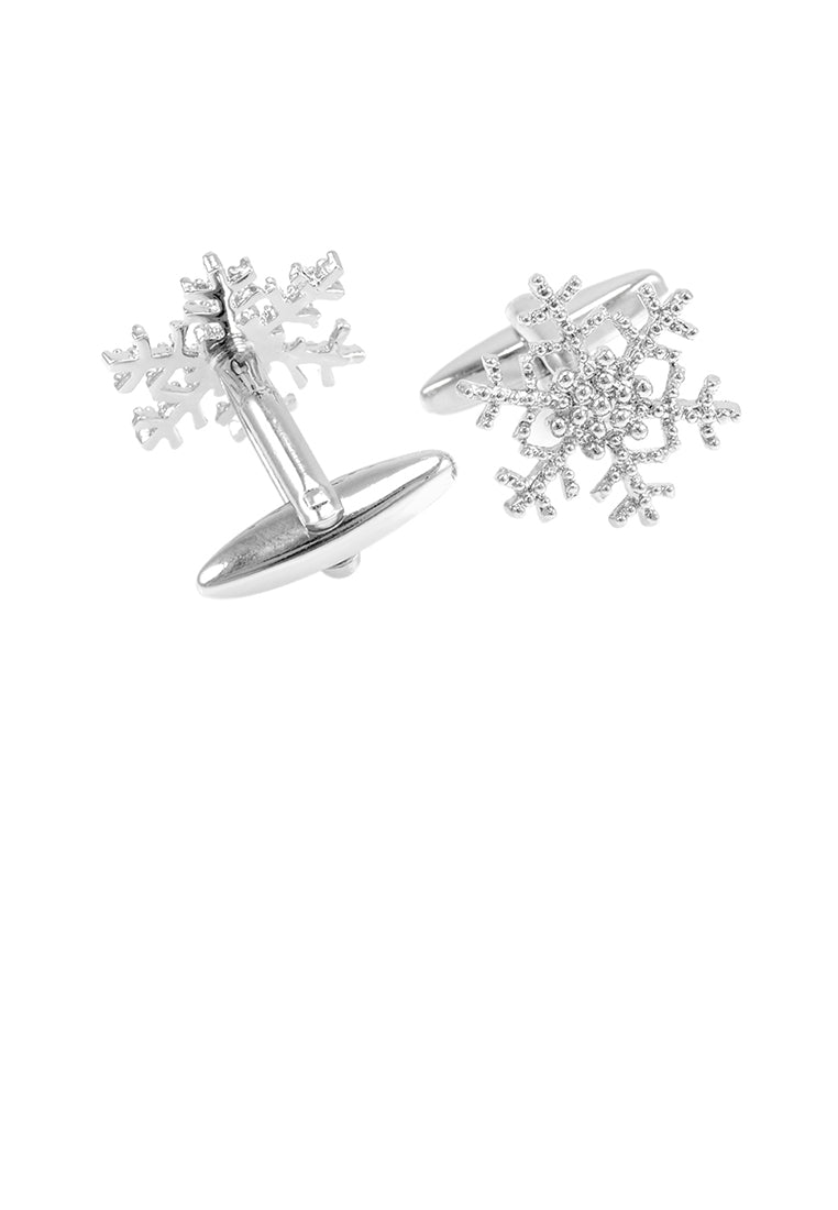 Simple Romantic Snowflake Cufflinks