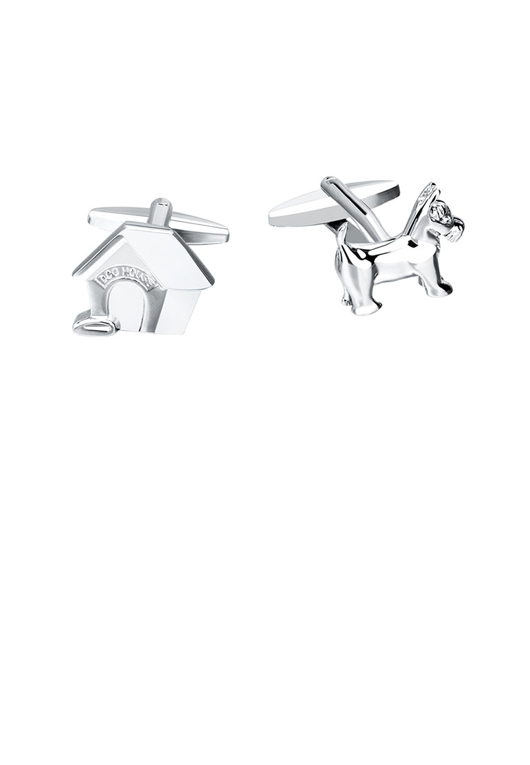 Fashion Personality Puppy and House Shirt Cufflinks