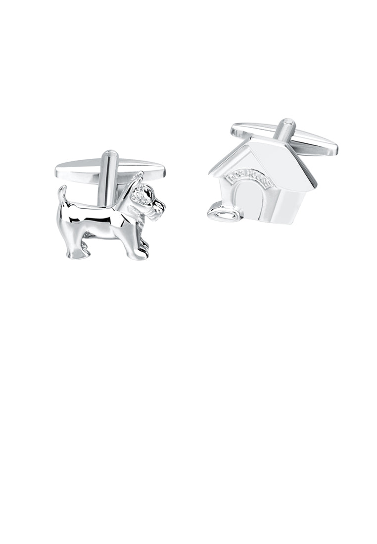 Fashion Personality Puppy and House Shirt Cufflinks