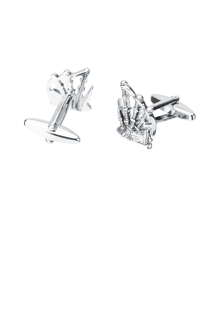 Fashionable Bagpipe Musical Instrument Cufflinks